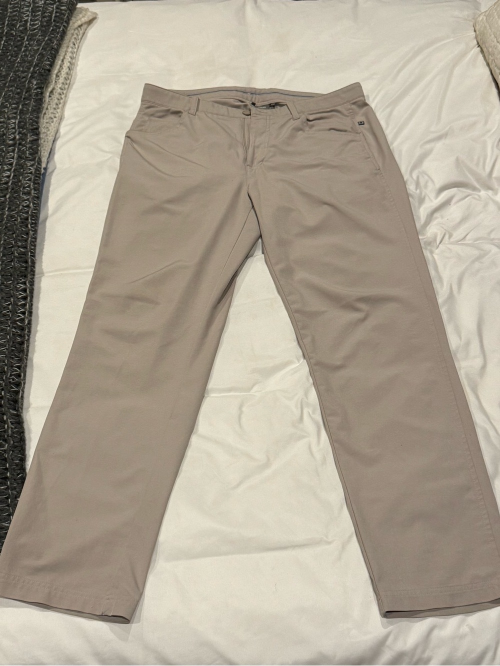 Ping Men's Tan Golf Pants - Straight Leg
